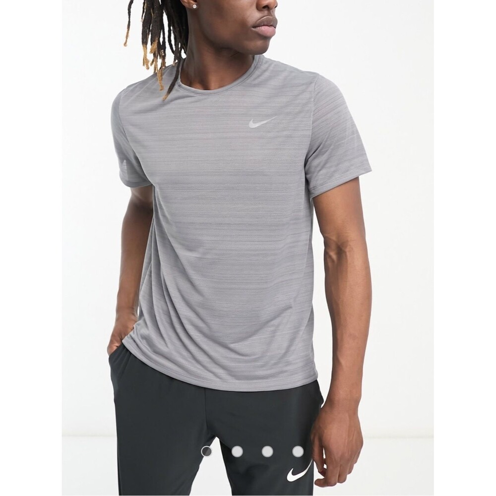 Nike Running Miler Breathe Dri-Fit t-shirt in grey XXL